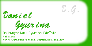 daniel gyurina business card